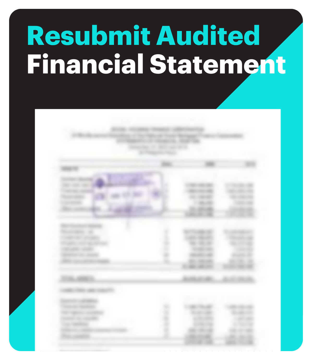 Review and Resubmission of AFS/FS for Previous Year