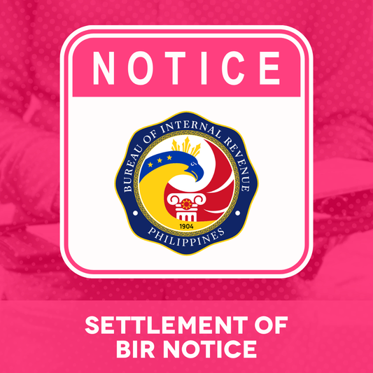 Settlement of BIR Notice