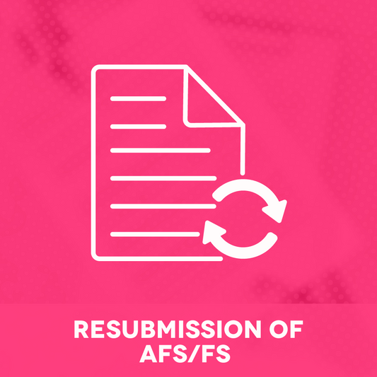 Review and Resubmission of AFS/FS for Previous Year