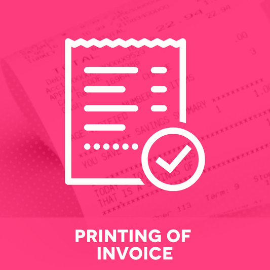 Printing of Invoices